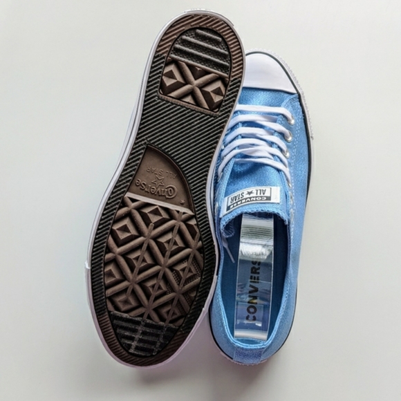 2 FOR 80 Converse Glitter Blue Galaxy - Picture 3 of 6